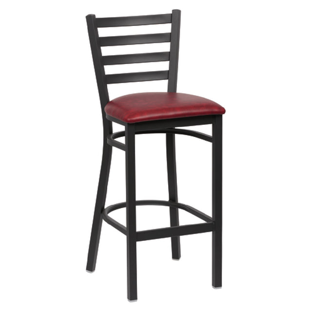 Royal ROY 9002 CRM - Bar Stool, Ladder Back, 17"L X 16-1/2"W X 43-3/8"H