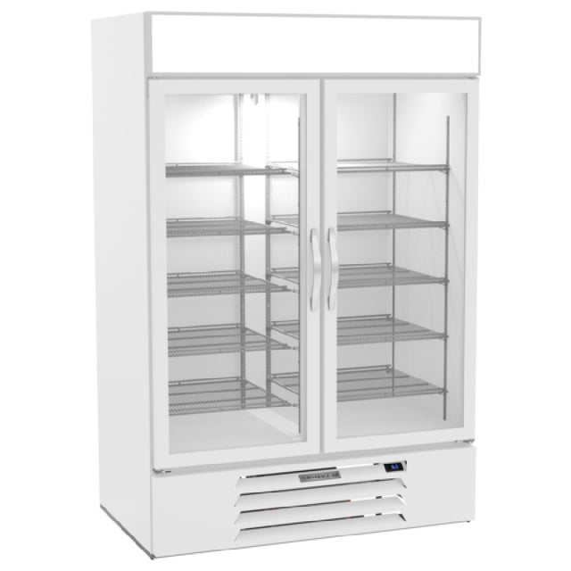 Beverage Air MMR49HC-1-W MarketMax™ Refrigerated Merchandiser Reach-in Two-section