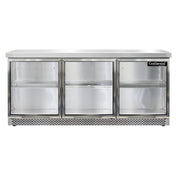 Continental Refrigerator SW72NGD-FB Work Top Display Refrigerator Front Breather