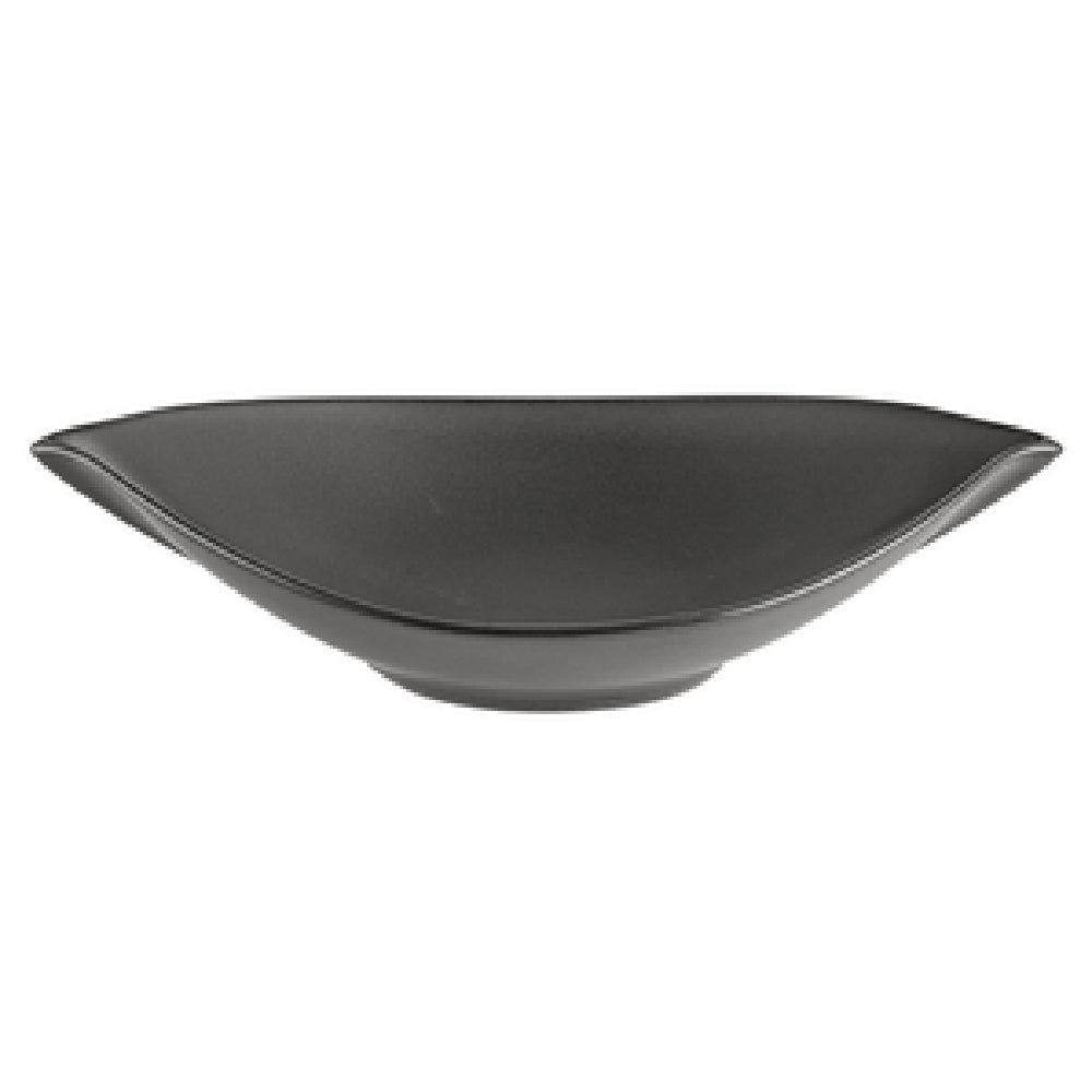CAC China RFR-LFD12 Rainforest Leaf Dish 13.5oz. 10-5/8"L X 7-1/4"W X 2-1/8"H