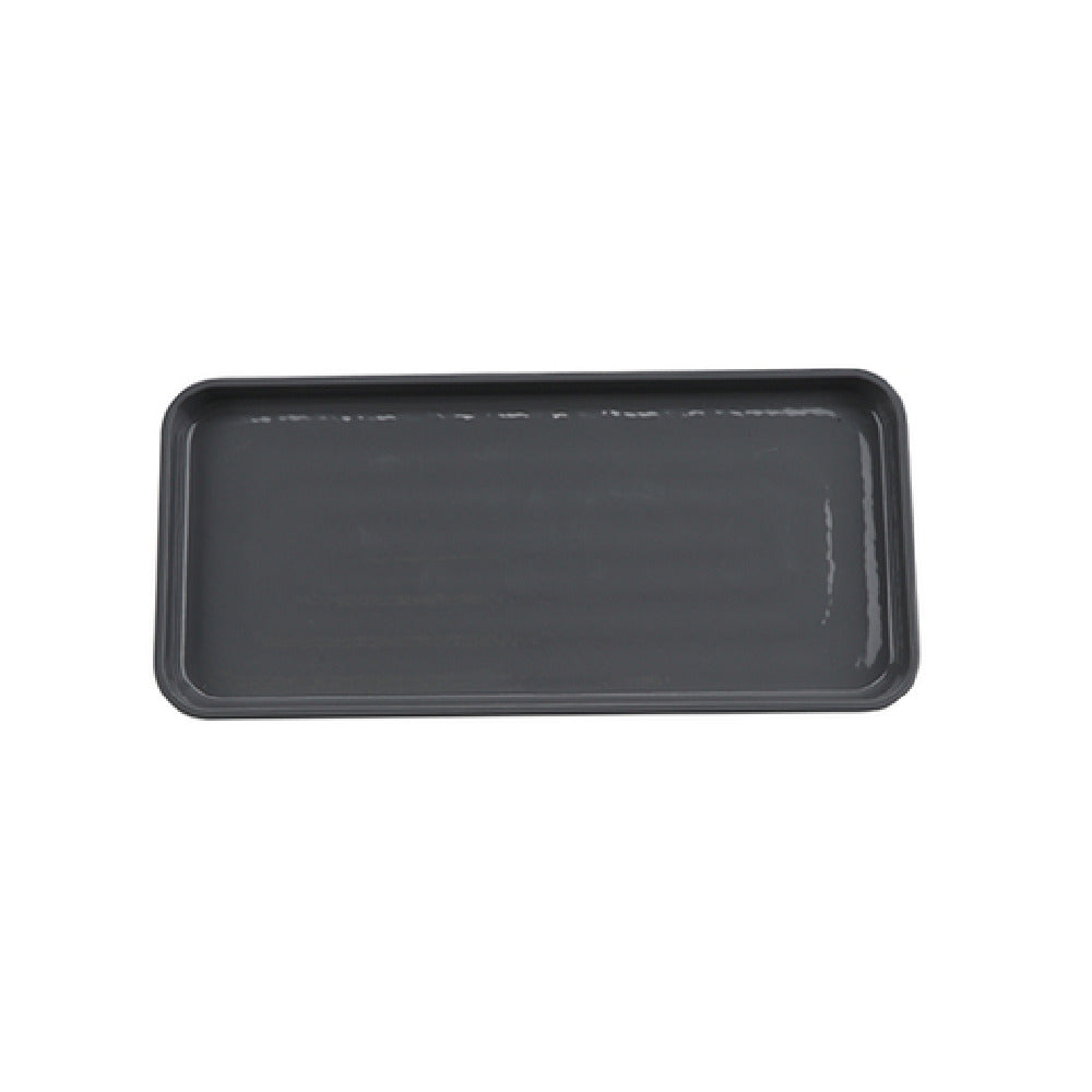 GET Enterprises RS-136-WS/GRM Roca Glazed Platter 13" X 6" Rectangular