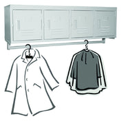 GSW USA ELS-4DR Employee Locker 4-door Wall Mount