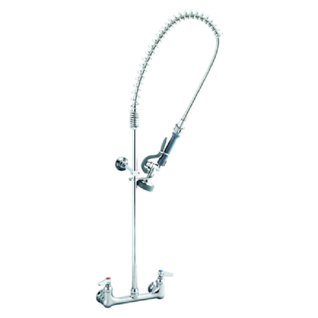 T&S Brass B-0133-CR-B-SWV EasyInstall Pre-Rinse Unit 8" Wall Mount Adjustable Centers