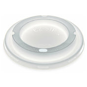 Dinex DX30008775 EZ-Sip™ Disposable Lid Fits Turnbury® 8 Oz. Mug White