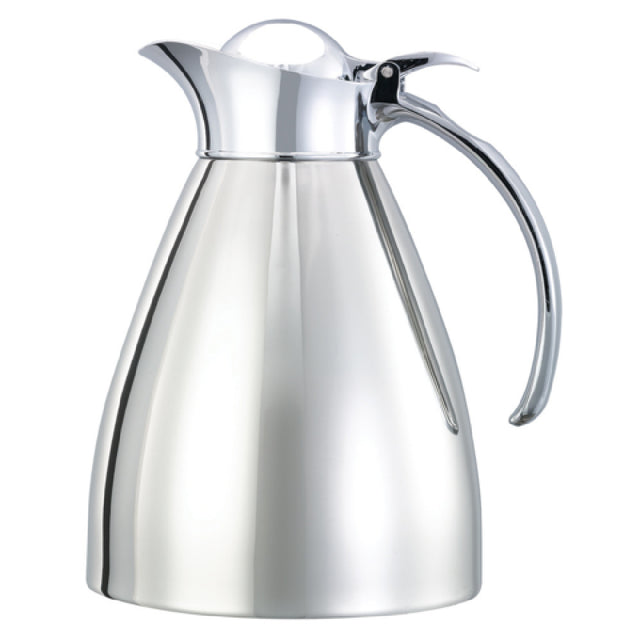 Service Ideas MAR10PS Marquette Series Vacuum Insulated Carafe 4.75"W X 6"D X 8.25"H