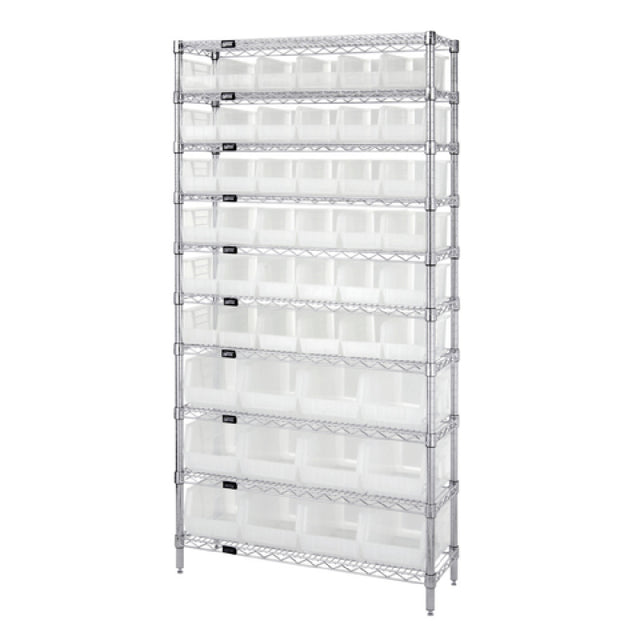Quantum WR10-230240CL Bin System Unit Stationary Includes: (4) 74"H Posts