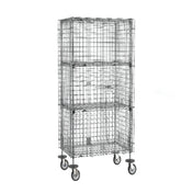 Metro SEC53EC-2EZ - Super Erecta® Security Unit, Mobile, Chrome Plated Finish