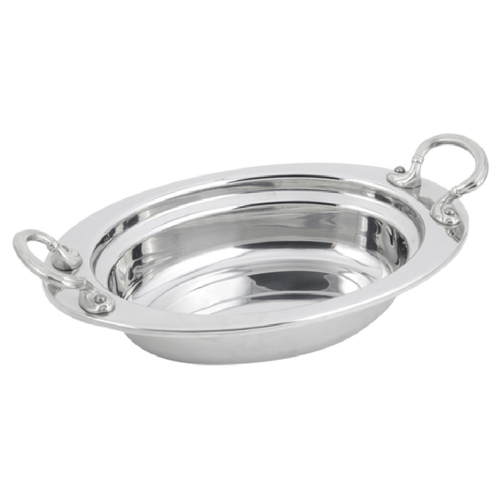 Bon Chef 5204HRSS Food Pan Full Oval 2 Qt. (64 Oz.) Capacity