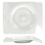 International Tableware VL-36 A.D. Saucer 5"W X 4"D X 5/8"H Organic Rectangle