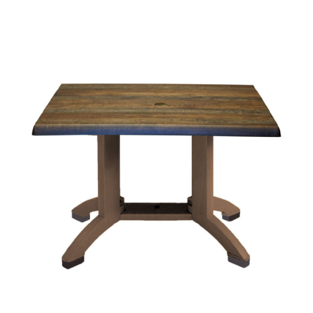 Grosfillex UT385816 - Atlanta Outdoor Table, 48" X 32" X 28-2/5"H, Rectangle