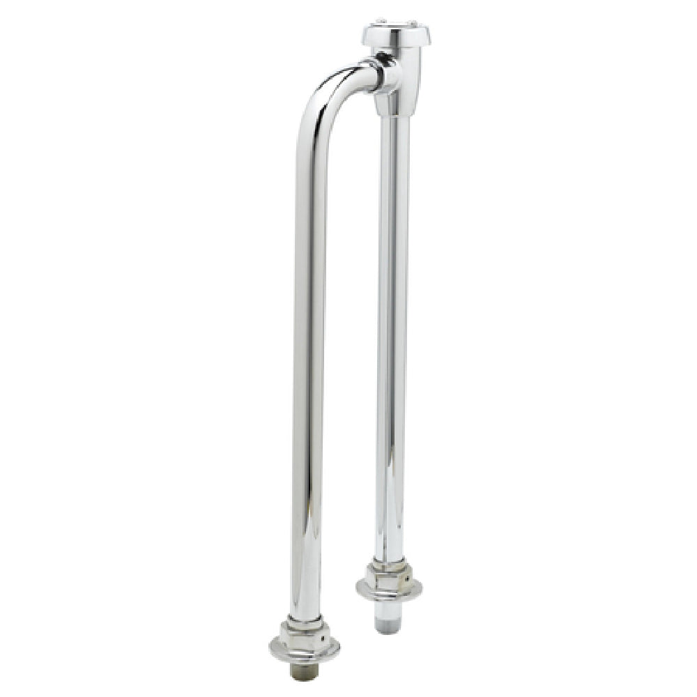 T&S Brass B-0456 Vacuum Breaker Unit 1/2" IPS Piping Slip Flanges For Mounting On Flat Surface