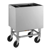 Hubert 49325 - Kratos Portable Ice Bin With Bottle Holders, 24"x18"