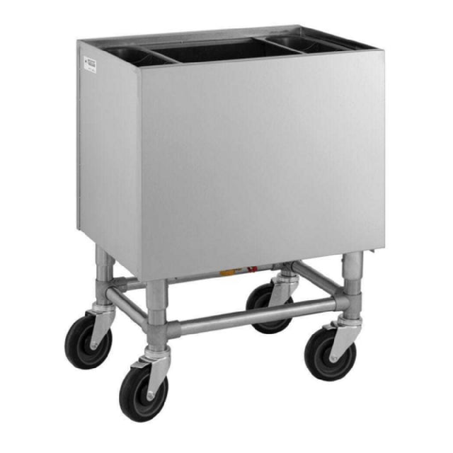 Hubert 49325 - Kratos Portable Ice Bin With Bottle Holders, 24"x18"