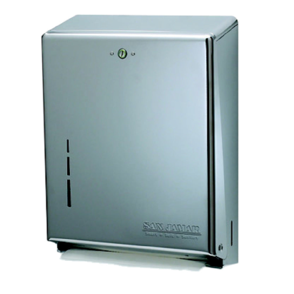 San Jamar T1900SS Classic® Paper Towel Dispenser Wall Mount 11-3/8"W X 4"D X 14-3/4"H