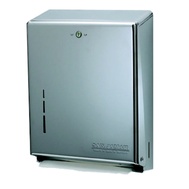 San Jamar T1900SS Classic® Paper Towel Dispenser Wall Mount 11-3/8"W X 4"D X 14-3/4"H