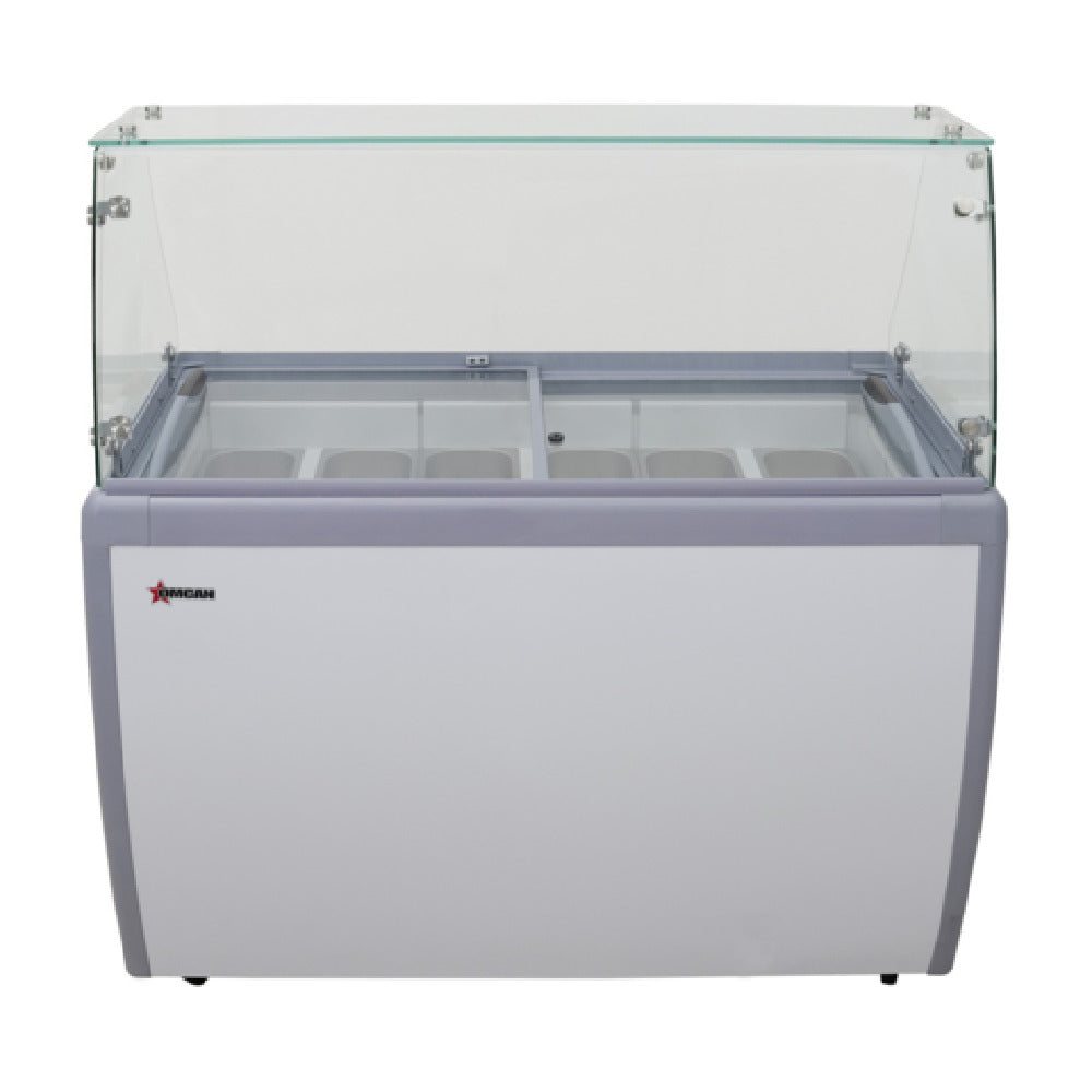 Omcan 47743 (FR-CN-0009) Gelato Display Showcase 50"W (9) Pan Capacity