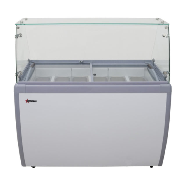 Omcan 47743 (FR-CN-0009) Gelato Display Showcase 50"W (9) Pan Capacity