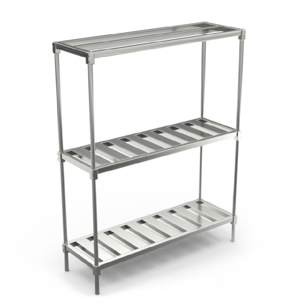 Winholt BKR-722076 Beer Keg Rack All Welded Heavy Duty Aluminum Construction E-channel