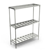 Winholt BKR-722076 Beer Keg Rack All Welded Heavy Duty Aluminum Construction E-channel