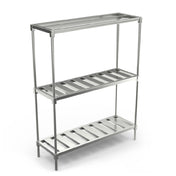 Winholt BKR-722076 Beer Keg Rack All Welded Heavy Duty Aluminum Construction E-channel