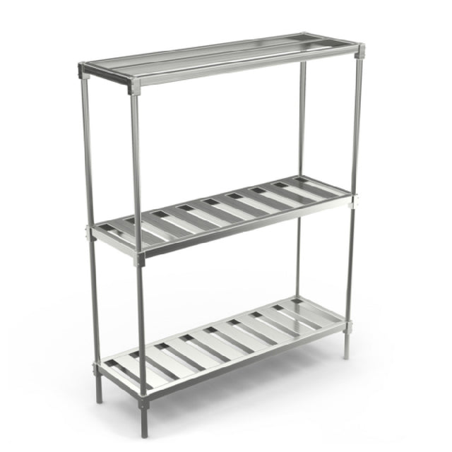Winholt BKR-722076 Beer Keg Rack All Welded Heavy Duty Aluminum Construction E-channel