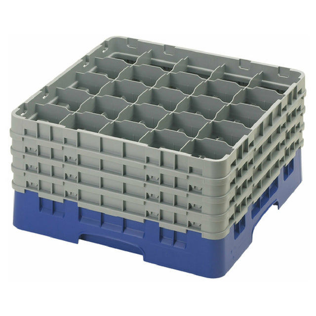 Cambro 25S900186 Camrack® Glass Rack With (4) Soft Gray Extenders Full Size