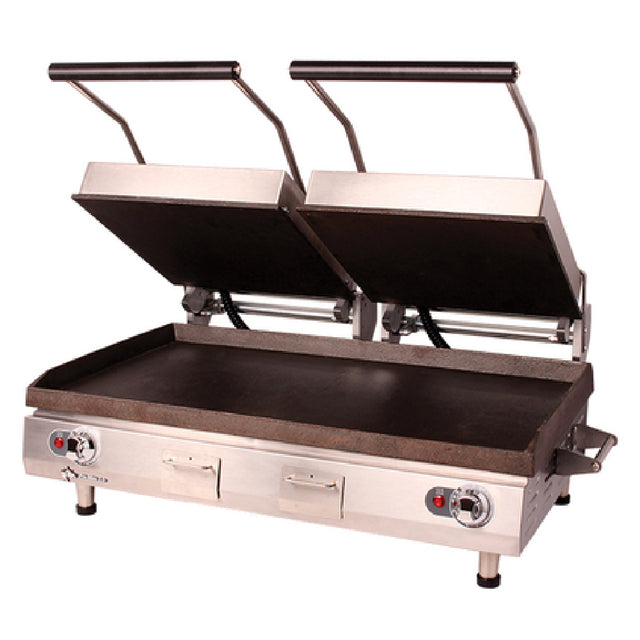 Star PSC28I Pro-Max 2.0® Panini Sandwich Grill 28" W Smooth Cast Iron Cooking Surface