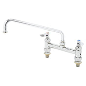 T&S Brass B-0220-CC Mixing Faucet Deck Mount 18" Swing Nozzle