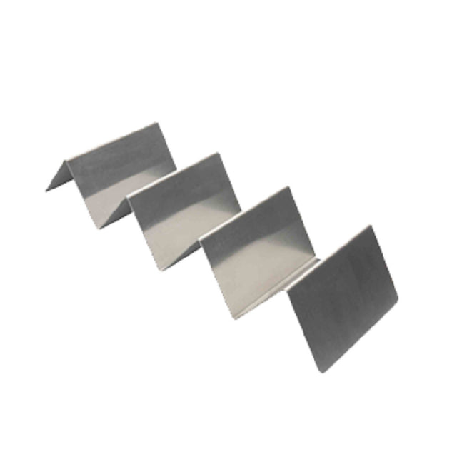 Thunder Group SLTR034F Taco Holder 3-4 Compartments Stainless Steel