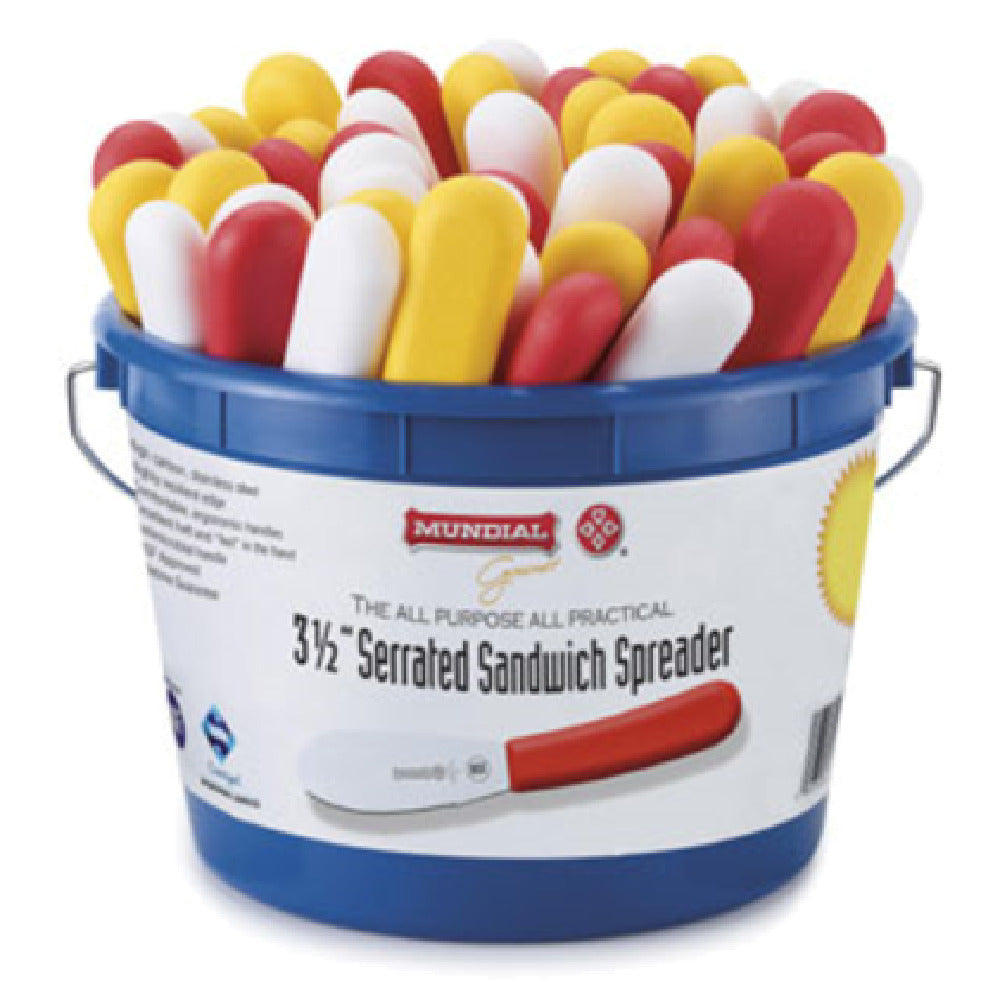 Mundial 5688E-3BKT Sandwich Spreader 3-1/2" Serrated Edge