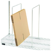 Quantum WCSD-1814 Wire Carton Divider 18"W X 14"H Chrome Plated Finish