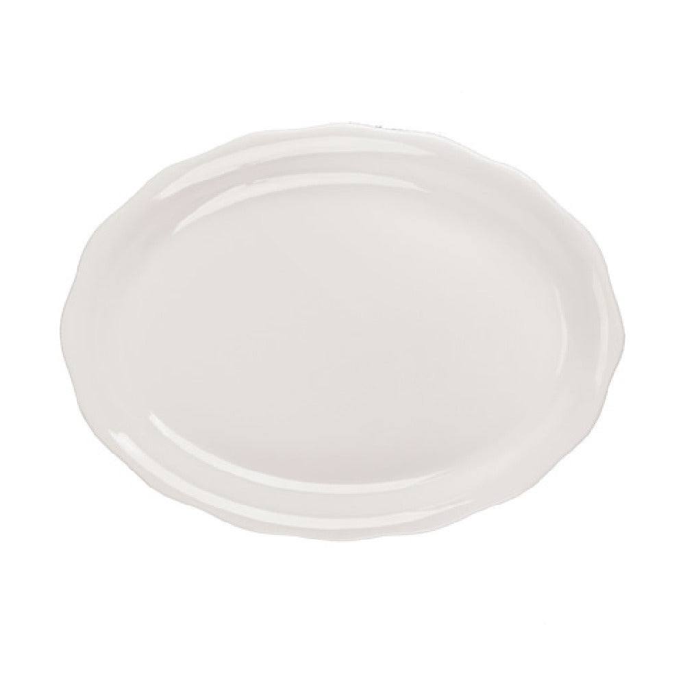 CAC China SC-14 Seville Platter 12-5/8"L X 9-1/4"W X 1-1/2"H Oval