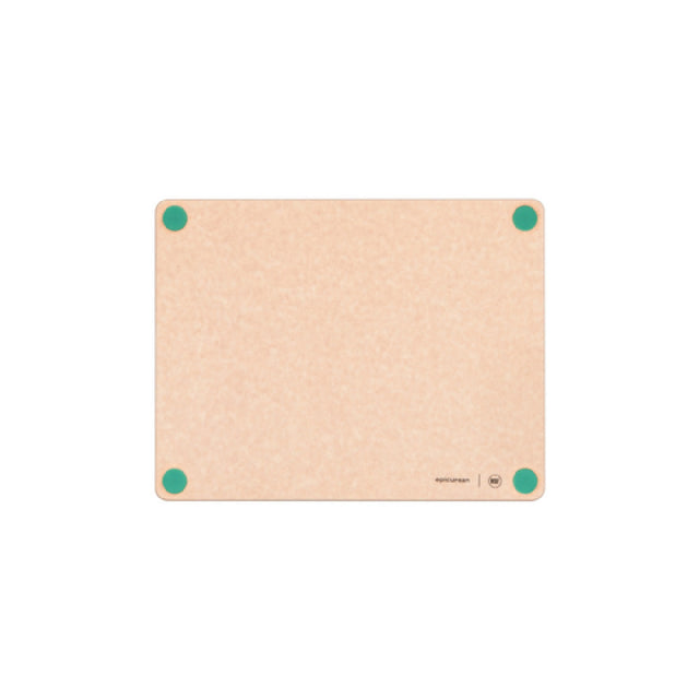 Epicurean 622-14110105 Epicurean HACCP Non-Slip Cutting Board 14.5" X 11.25" X 3/8" In Natural With Green Produce Feet