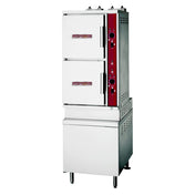 Crown Steam GSX-10HE-QS (QUICK SHIP) Convection Steamer Gas (2) Compartments