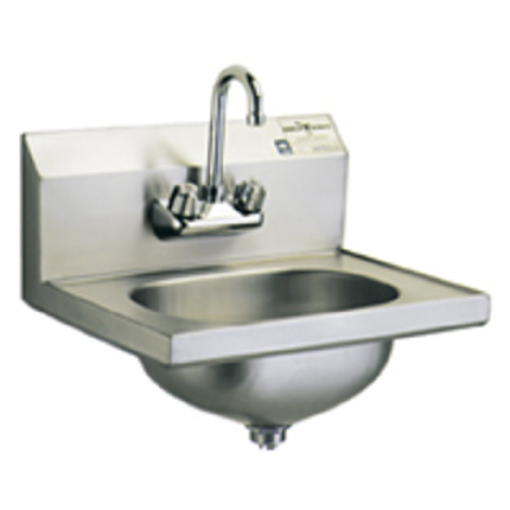 Eagle HSA-10-F-2X Hand Sink Wall Mount 13-1/2" Wide X 9-3/4" Front-to-back X 6-3/4" Deep Bowl