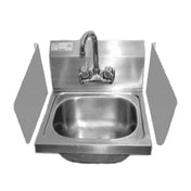 GSW USA SP-S1520 Splash Guard For Hand Sink Wall Mount 15"W X 20"H