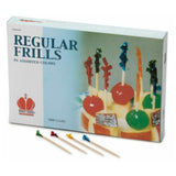 Royal RFC 3 - Sandwich Pick, 3", Regular Frill (priced Per Case, 10 Boxes Per Case, 1000 Toothpicks Per Box)