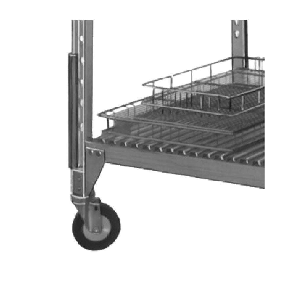 Cres Cor 1056 000 Vertical Corner Bumpers Non-marking Gray Rubber Bumpers Adds 2" To Depth & Width