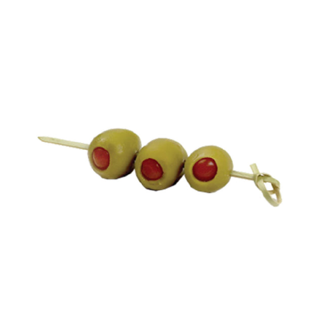FOH AST001NAB83 Servewise® Disposable Knotted Picks 4-1/2" Bamboo