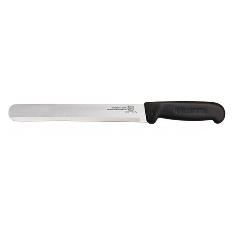 Omcan 12573 (12573) Slicing Knife 14" Straight Blade Polypropylene Black Handle