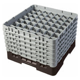 Cambro 49S1114167 Camrack® Glass Rack With (6) Soft Gray Extenders Full Size