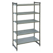 Cambro CBU184284VS5580 Camshelving® Basics Plus Starter Unit 18"W X 42"L X 84"H