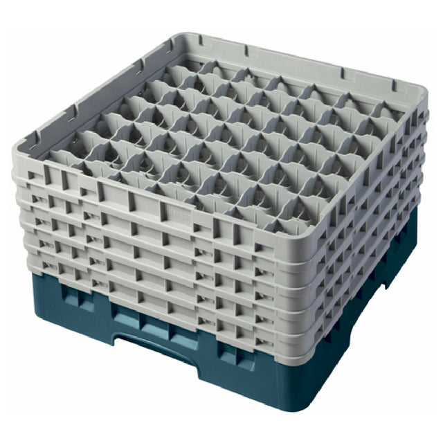 Cambro 49S958414 Camrack® Glass Rack With (5) Soft Gray Extenders Full Size