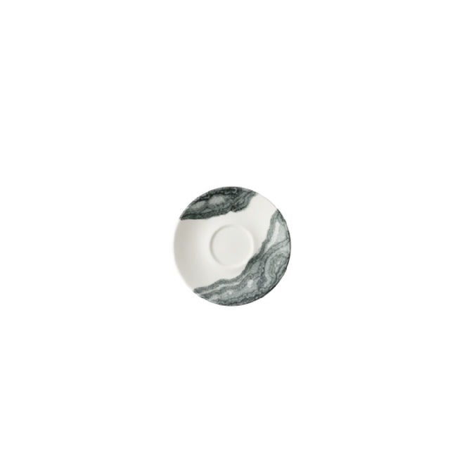 Churchill China TDBKCSS 1 - Tide Black Cappuccino Saucer, 6.25", Ceramic