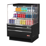 Turbo Air TOM-36L-UF-W(B)-3S-N Horizontal Open Display Merchandiser Low-profile