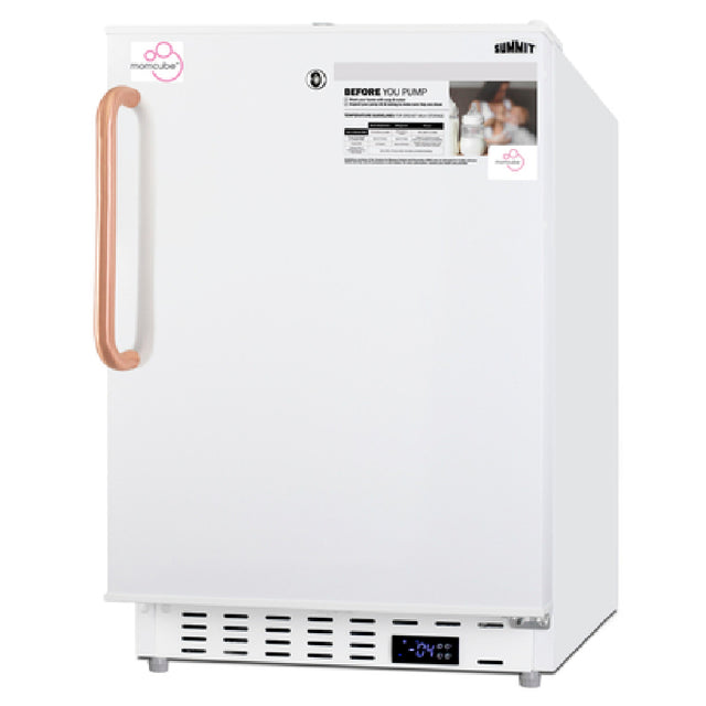 Summit ALFZ36LMCTBC MOMCUBE™ ­Undercounter Breast Milk All-Freezer Reach-in