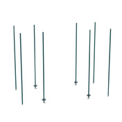 Metro BTEK3 QwikTRAK™ High Density Storage System Stationary End Unit Kit Metroseal 3™ Epoxy-coated Corrosion-resistant Finish With Microban® Antimicrobial Protection