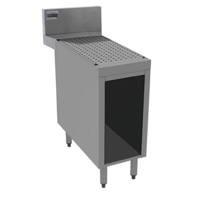 Advance Tabco PRSCO-24-12 Prestige Underbar Drainboard Cabinet Open Front 12"W X 30"D X 36"H