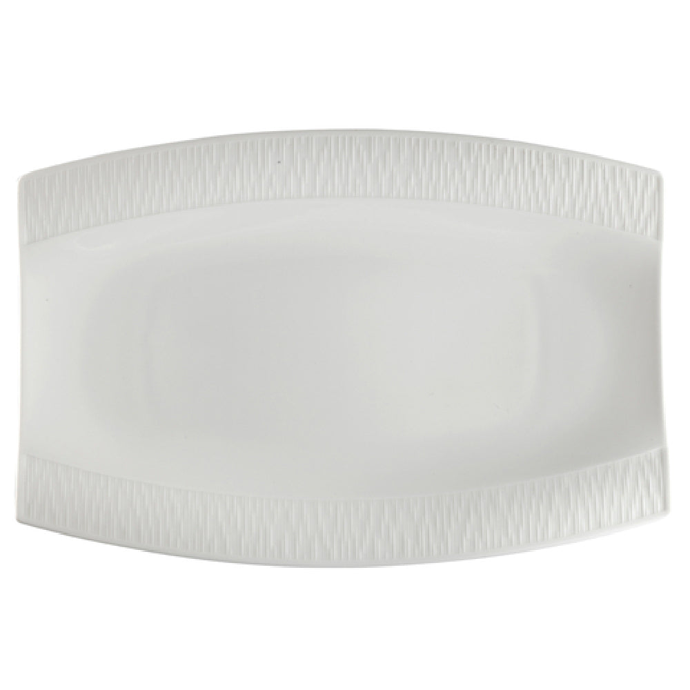 Steelite 62104ST1046 Rectangle Platter 13.0" X 9.0"Bloom Royal Porcelain