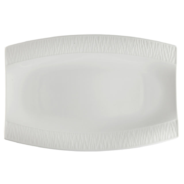Steelite 62104ST1046 Rectangle Platter 13.0" X 9.0"Bloom Royal Porcelain